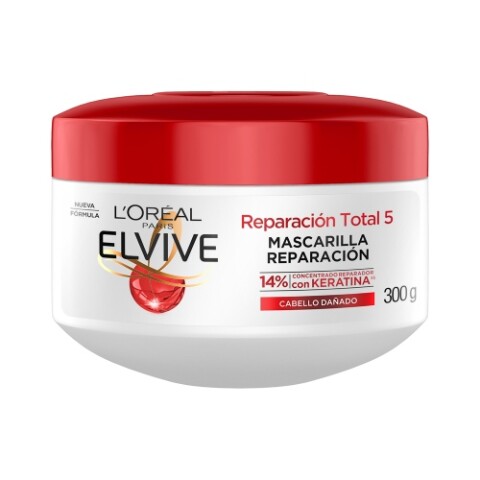 Mascarilla para cabello Elvive Reparación total 5