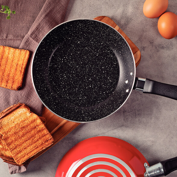 Juego 2 sartenes rojos "ROCH" Ø 20 y 24cm. -TRAMONTINA TR6420