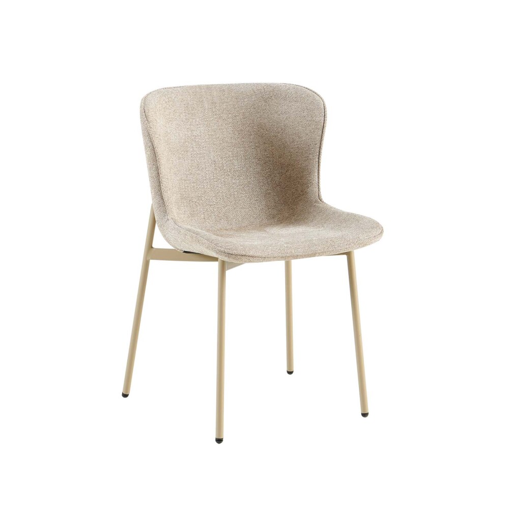 JUEGO DE COMEDOR METAL-Y-PIEDRA YANN