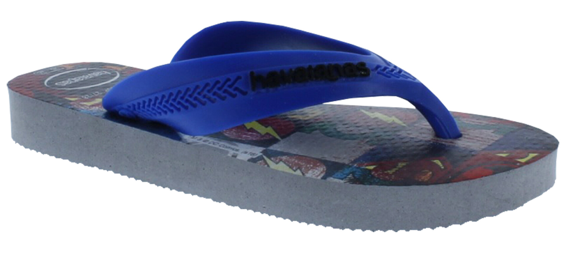 Sandalias Infantiles Havaianas Kids Max Heroes - Gris Hielo 