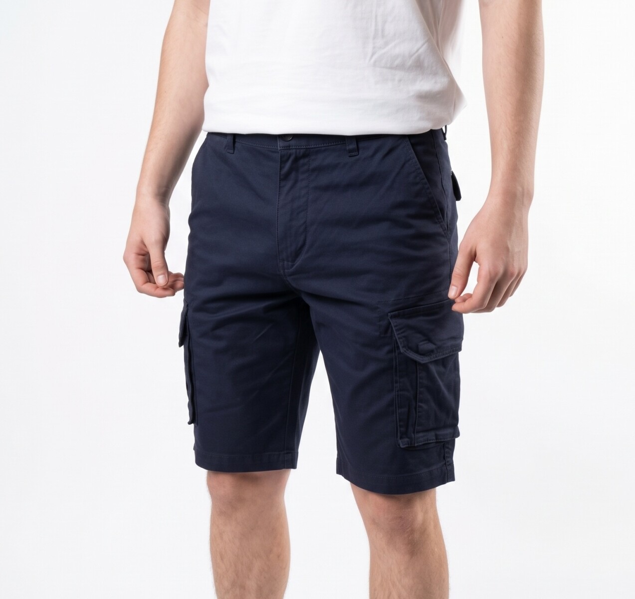 Bermuda Cargo Algodón V27 - Navy 
