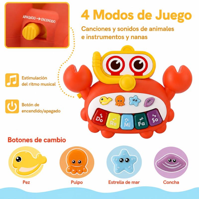 Cangrejo Didáctico Musical Cangrejo Didáctico Musical