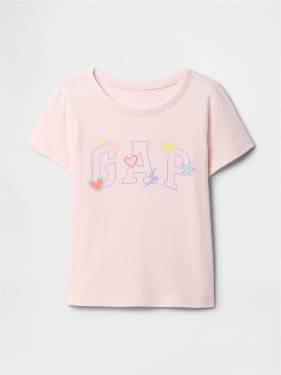 Remera Logo Gap Toddler Niña - Cherry Blossom 