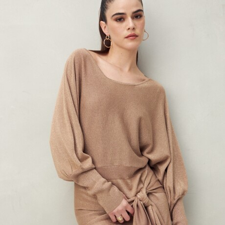 VESTIDO MAX Tostado