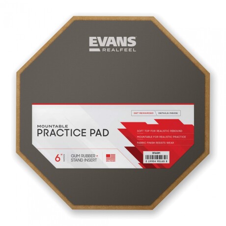 PRACTICABLE/EVANS RF6GM REAL FEEL 6"" MONTABLE PRACTICABLE/EVANS RF6GM REAL FEEL 6"" MONTABLE
