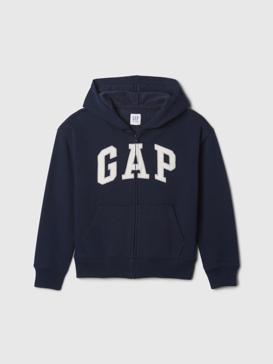 Canguro Con Cierre Logo Gap Niño - Tapestry Navy 