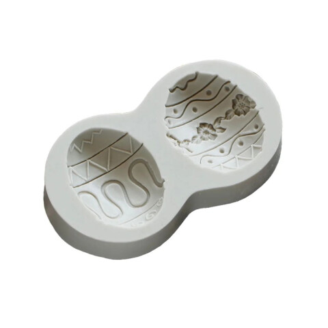 Molde de Silicona Huevo de Pascua con Diseños Molde de Silicona Huevo de Pascua con Diseños