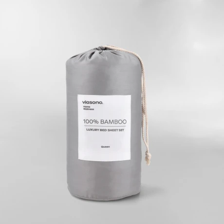 SÁBANA ORGANIC BAMBOO Gris - QUEEN