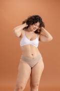 Bombacha de Lycra y Algodon. BLANCO
