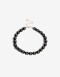 Collares Cortos Color Collar Corto Bolones - Negro