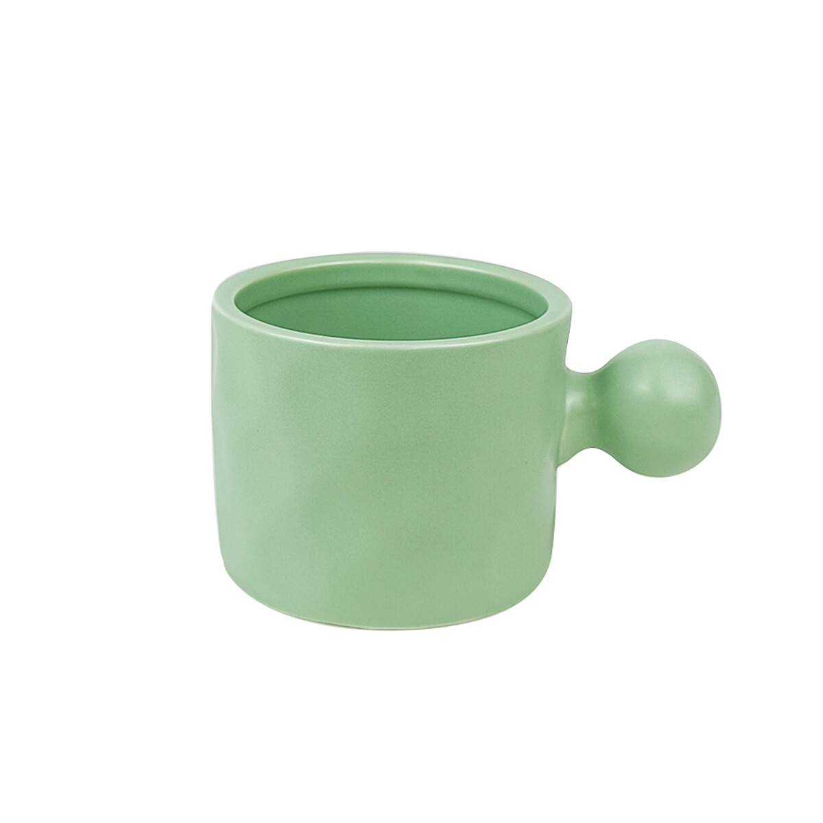 Taza De Cerámica Texturada - Verde 