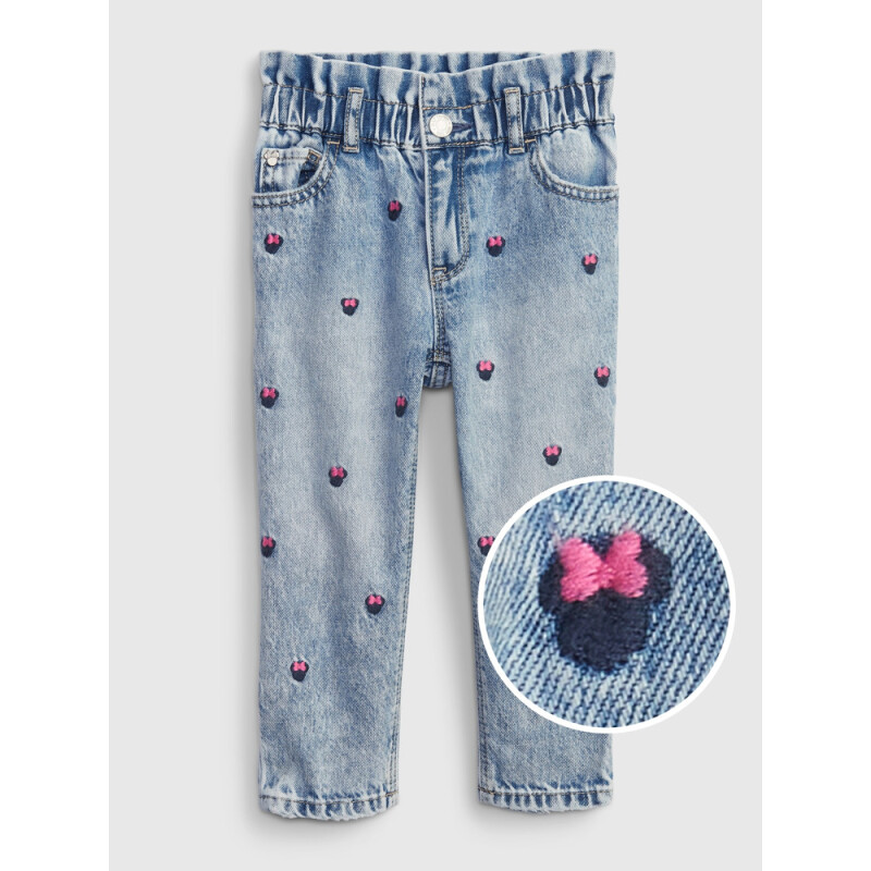 MOM RUFL - DIS INDIGO LT EMB MINNIE MOUSE 6-12M MINNIE MOUSE