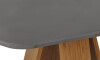 Mesa de Comedor Celeste Blanco Gris