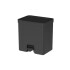 Papelera con pedal 20L Negro