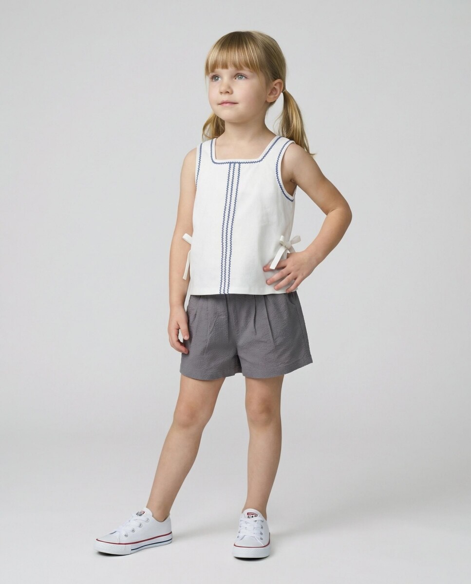 Pantalon Corto - Azul 