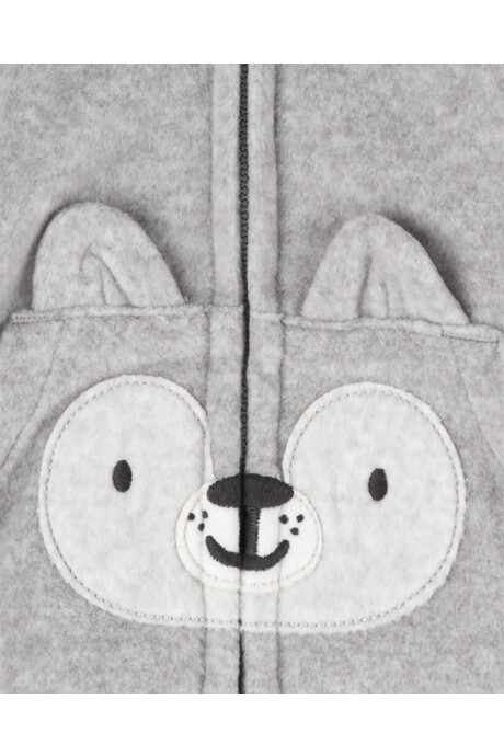 Set tres piezas, campera y pantalón de micropolar, más body de algodón, diseño zorro Set tres piezas, campera y pantalón de micropolar, más body de algodón, diseño zorro