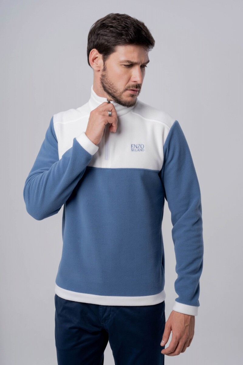 SUETER FLEECE AZUL MARINO 