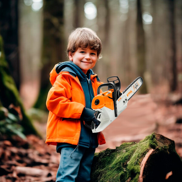 Juguete Motosierra De Juguete A Pilas Para Niños MOTOSIERRA STIHL DE JUGUETE 04216000053