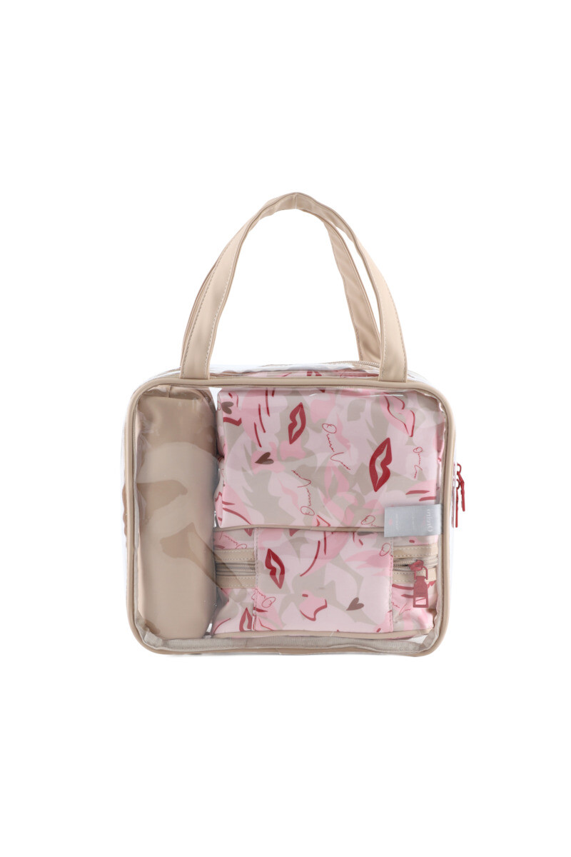 Set Necessaire Oreiro Beige