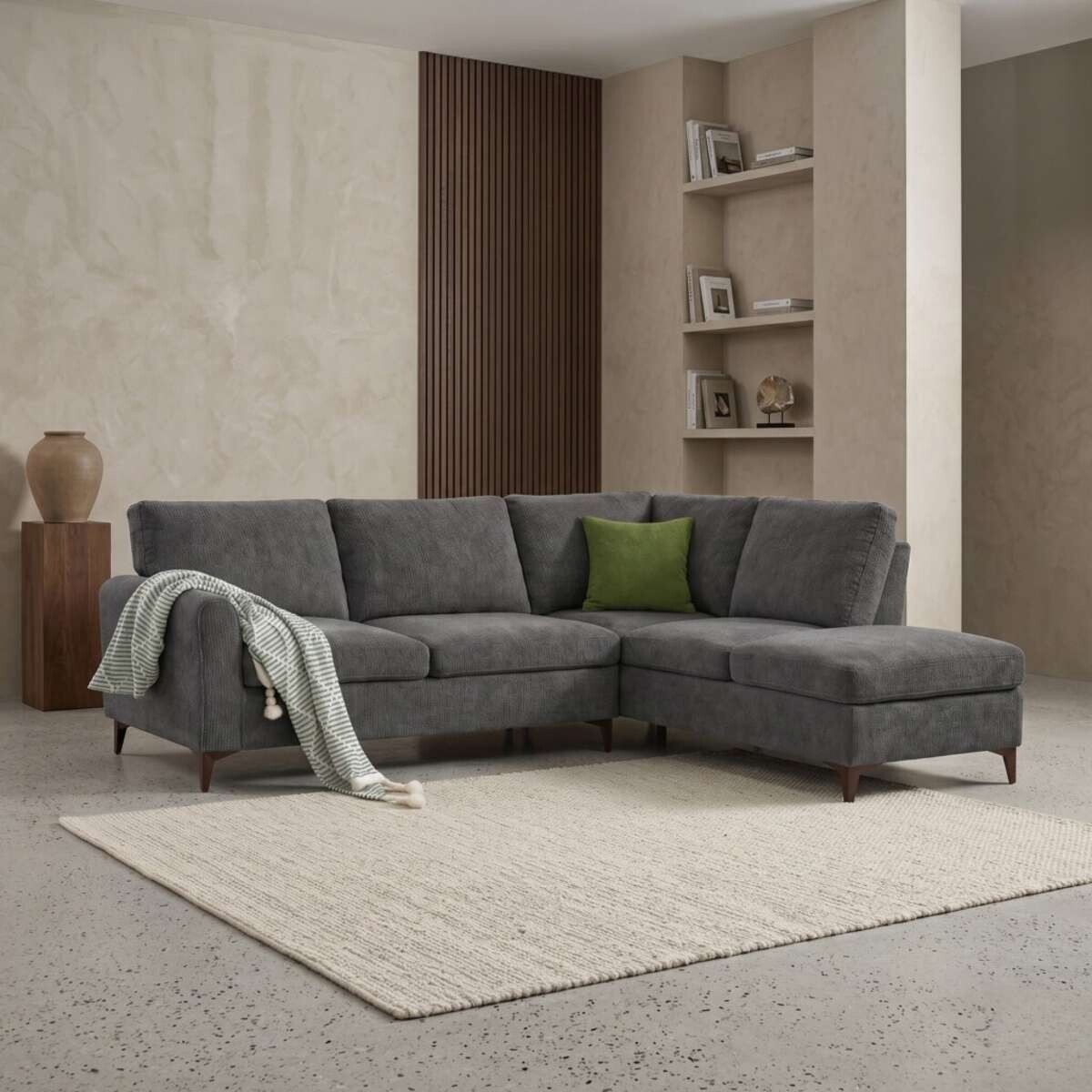 Sillon Esquinero Living Roma - Gris 