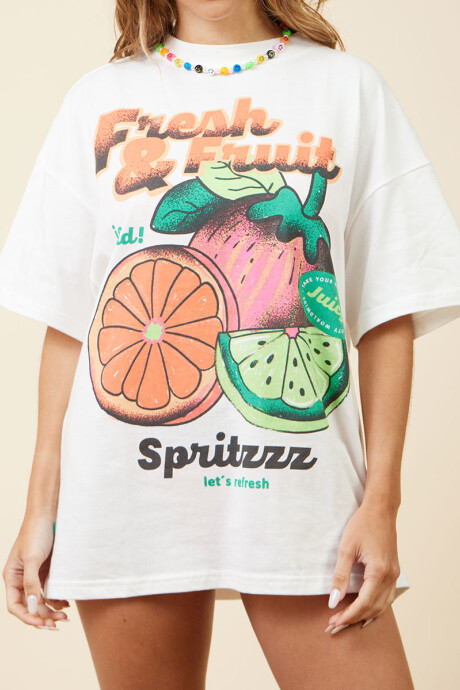 T-SHIRT RIOJA RUSTY Blanco