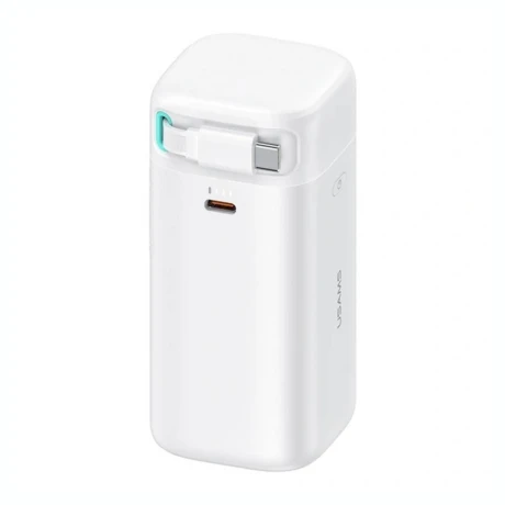 Power Bank USAMS CD16 Con Cable Retráctil USB-C 18.000 mAh Power Bank USAMS CD16 Con Cable Retráctil USB-C 18.000 mAh