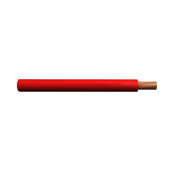 Alambre unipolar cobre aislado 2,00mm² rojo C90740F