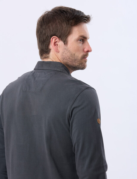 REMERA POLO LISA PIQUE Gris