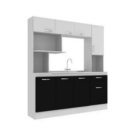 KIT COCINA VALERIA BLANCO / NEGRO KIT COCINA VALERIA BLANCO / NEGRO