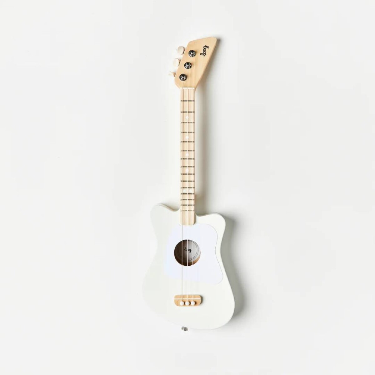 Guitarra Acústica Loog Mini - Blanca 