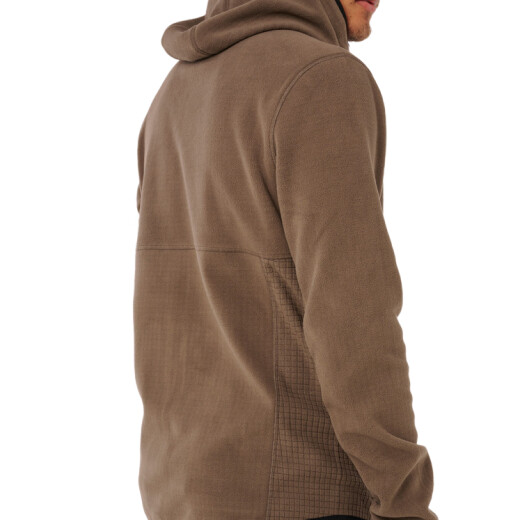 Canguro Rip Curl Departed Polar Fleece Zip Thru - Marrón Canguro Rip Curl Departed Polar Fleece Zip Thru - Marrón