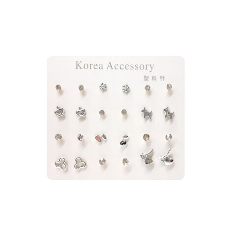 Caravanas hipoalergénicas x12 pares Caravanas Hipoalergénicas X12 Pares