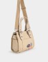 City Cartera City Parches - Marron Beige
