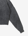 Knitwear Sweaters Sweater Tejido Con Hotfixs - Gris Medio