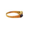 Anillo Vera-Oro Bajo-Piedra Zafiro-AN8105 conpiedra