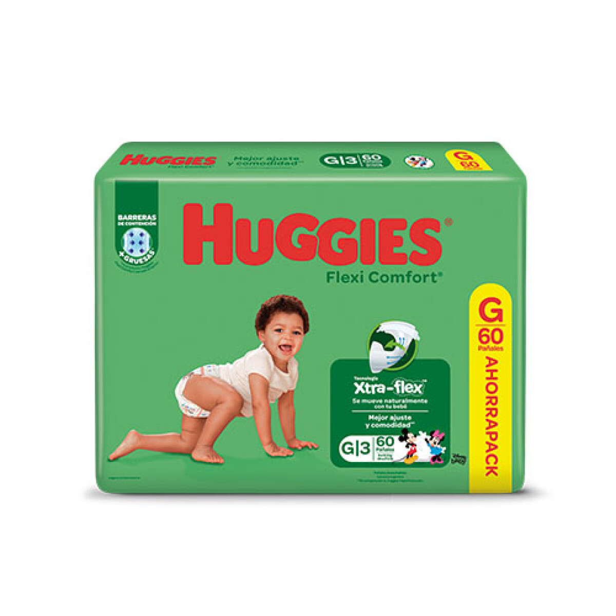 Pañales Huggies Flexi-confortG-3-60 