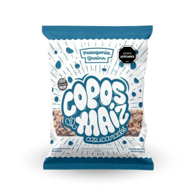 Copos de maiz azucarados Patagonia 100g Sin gluten Copos Maiz Patag S/g Azucarad