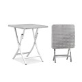 Mesa Plegable De Aluminio Para Exteriores Cuadrada Mesa Plegable De Aluminio Para Exteriores Cuadrada