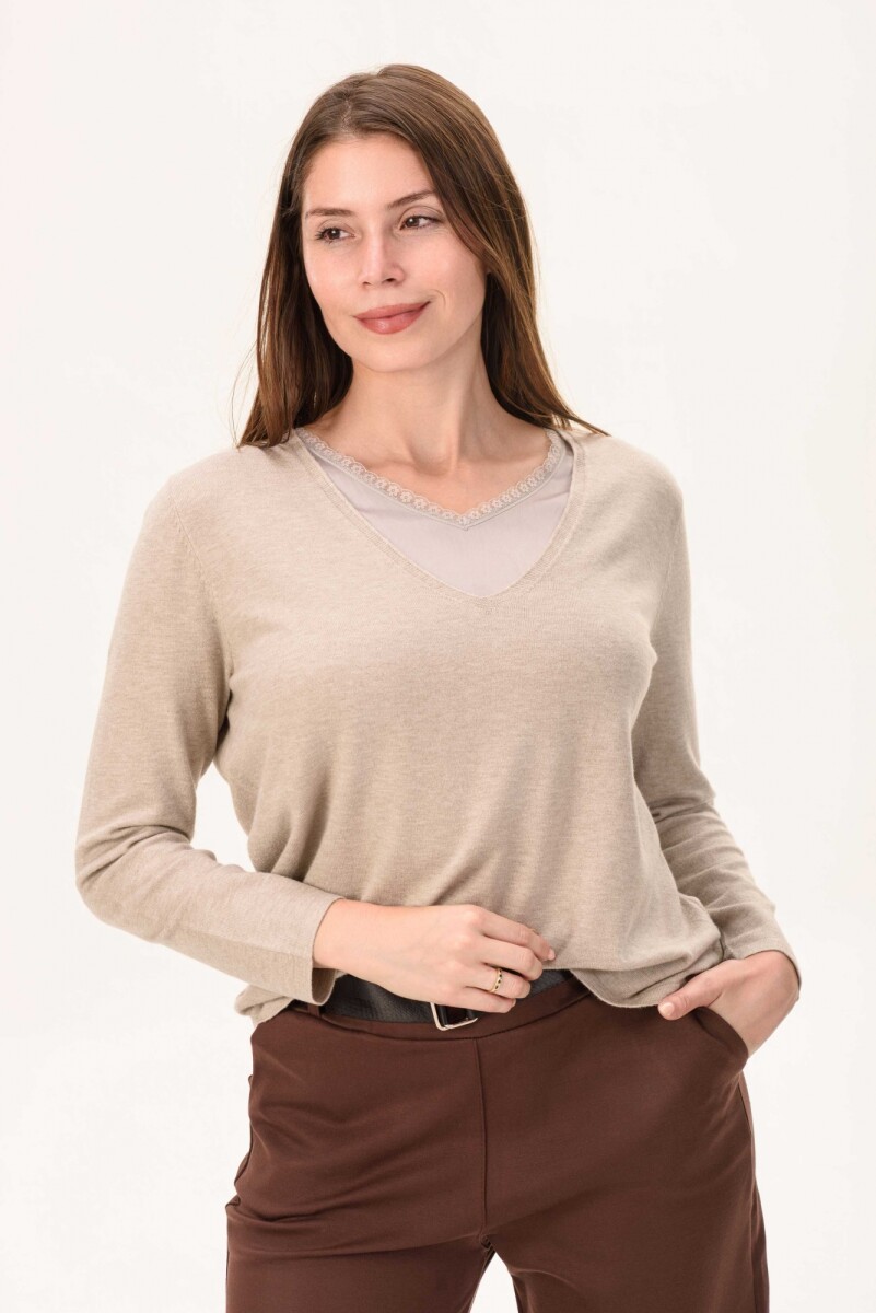 sweater licata - beige 