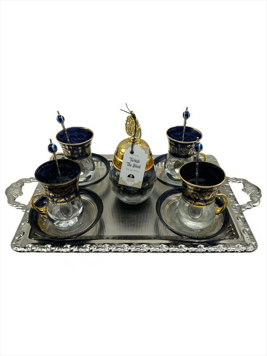 Set de té para cuatro personas VIP - Negro 