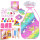 Set N°5 Cocina Niños Delantal + Gorro + 40 Piezas Rosa