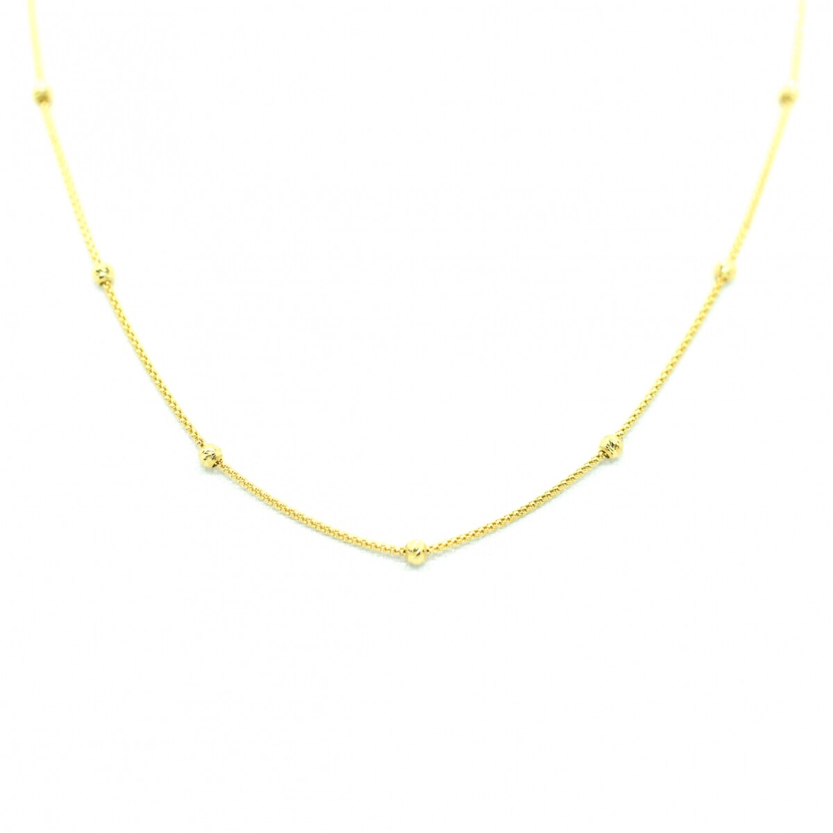 Collar en Oro 18Kilates con Dijes 