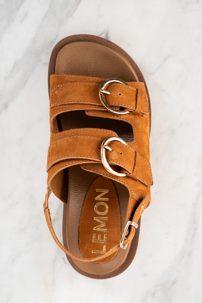 Sandalia Gamuza Mocha