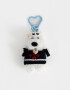 Llavero Peluche Llavero Y Charm Perrito Con Sweater - Blanco Crema