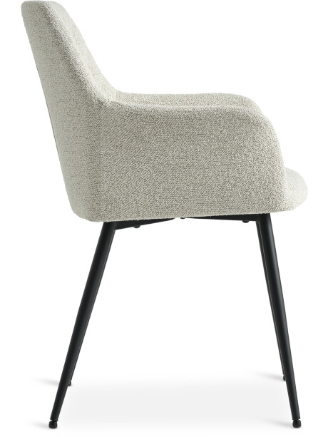Silla de comedor PURHUS tela crudo/negro Silla de comedor PURHUS tela crudo/negro