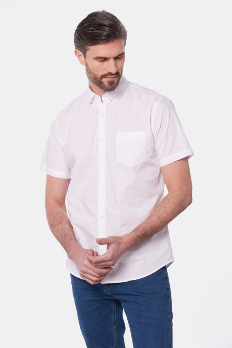 CAMISA LISA - Blanco 