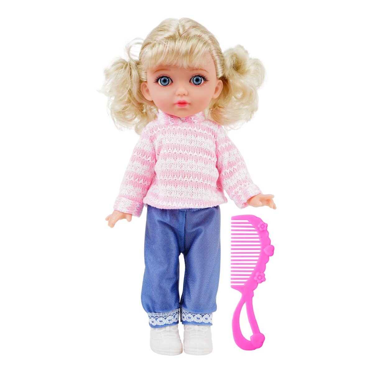 Muñeca con peine 