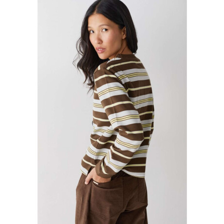 Pre Venta Buzito Savia Rayas Chocolate