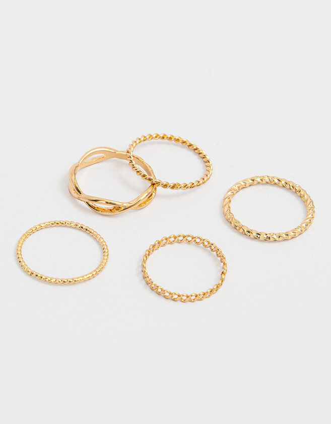 Sets Anillos De metal Set De Anillos De Metal - Dorado