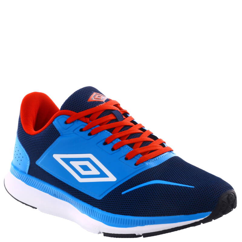 Championes de Hombre Umbro Bracker Adulto Azul Real - Rojo - Blanco